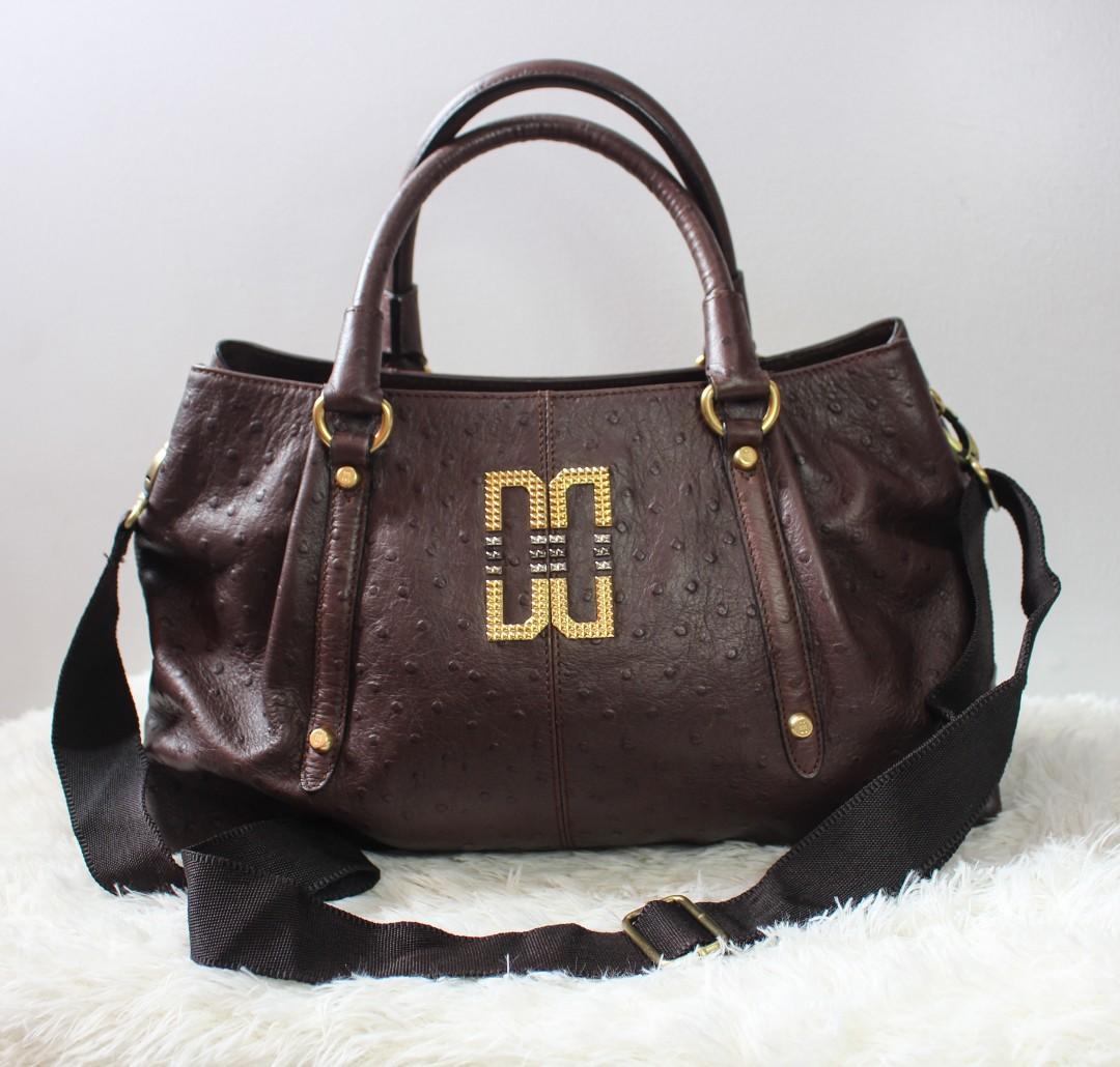 DAKS Leather Hand Bag