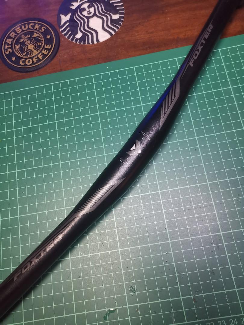 Foxter handlebar size clearance