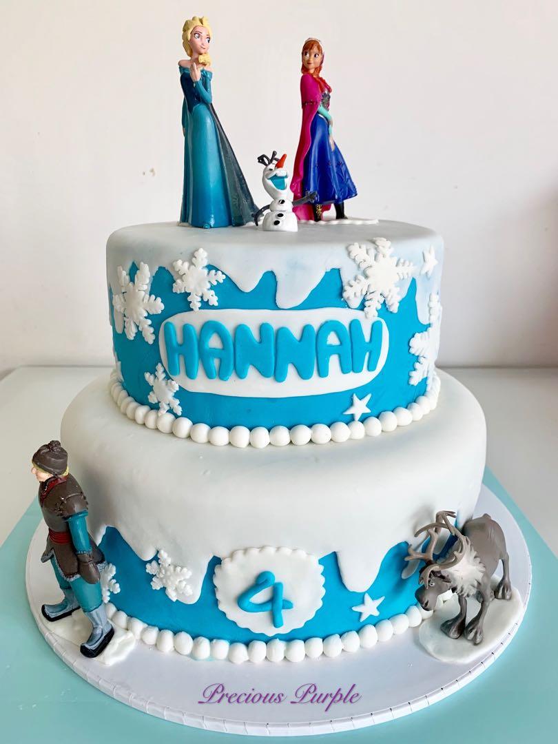 Frozen Cake Elsa Cake Birthday Cake Food Drinks Baked