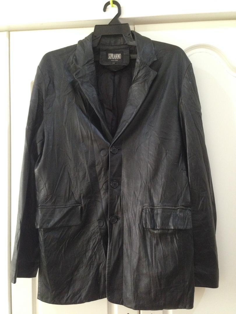 Genuine Leather Coat Sopranino Italy Mode Jacket
