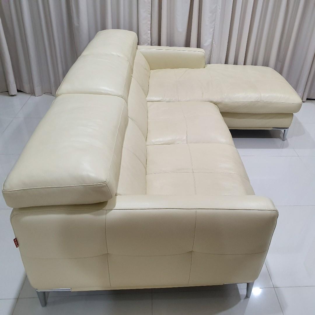 Genuine Leather Sofa Kuka Furniture Sofas On Carousell