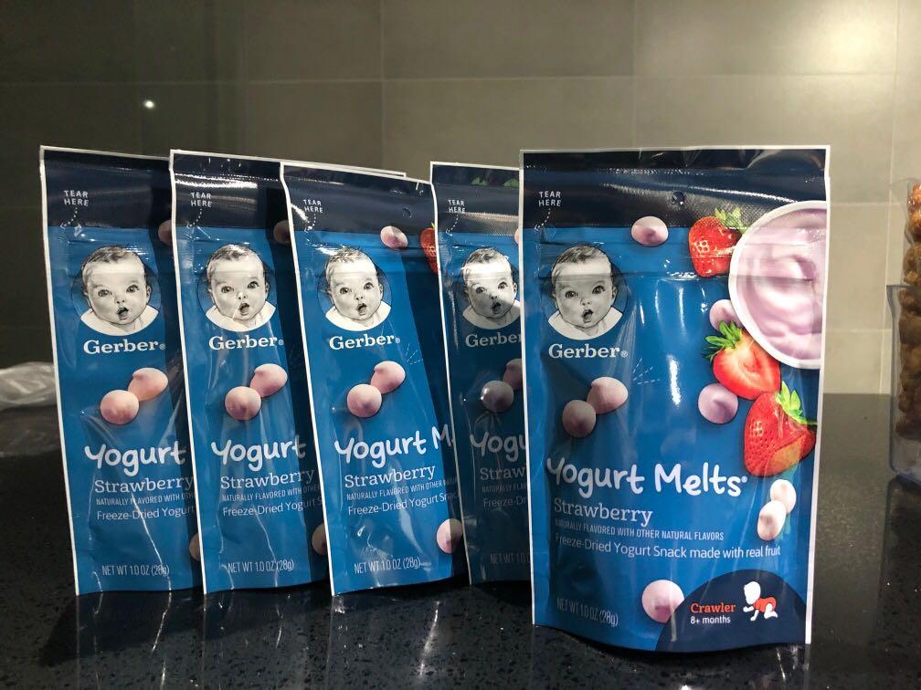gerber yogurt melts strawberry