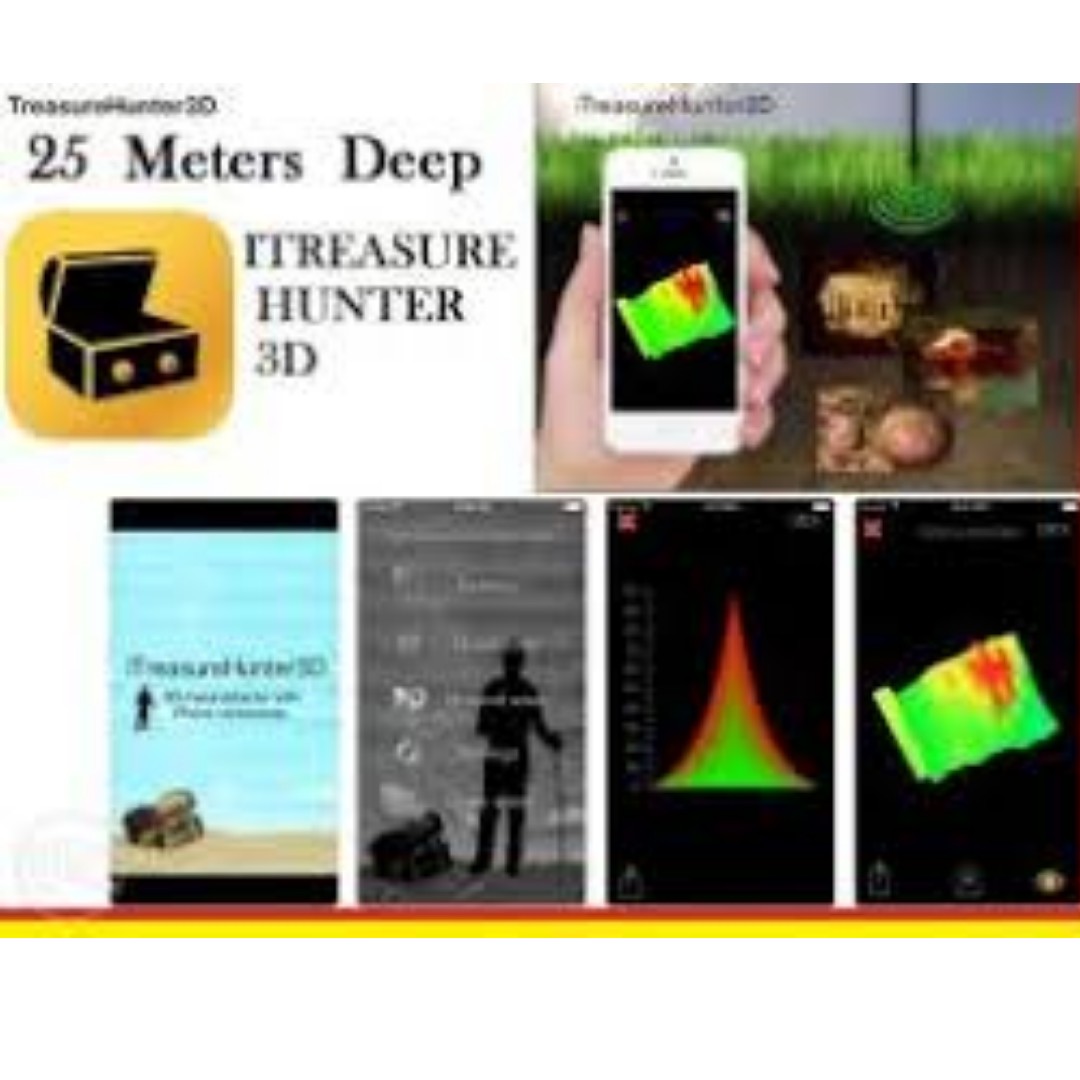 Gold Metal Detector I Treasure Hunter 3d Scanner For Sale Home