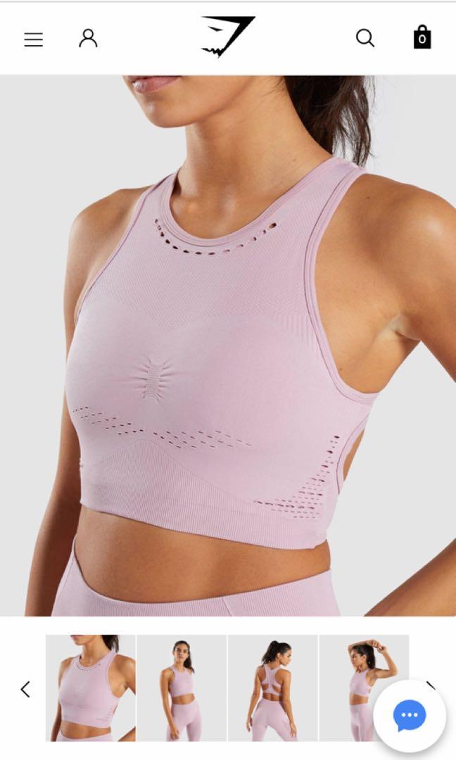 knit sports bra
