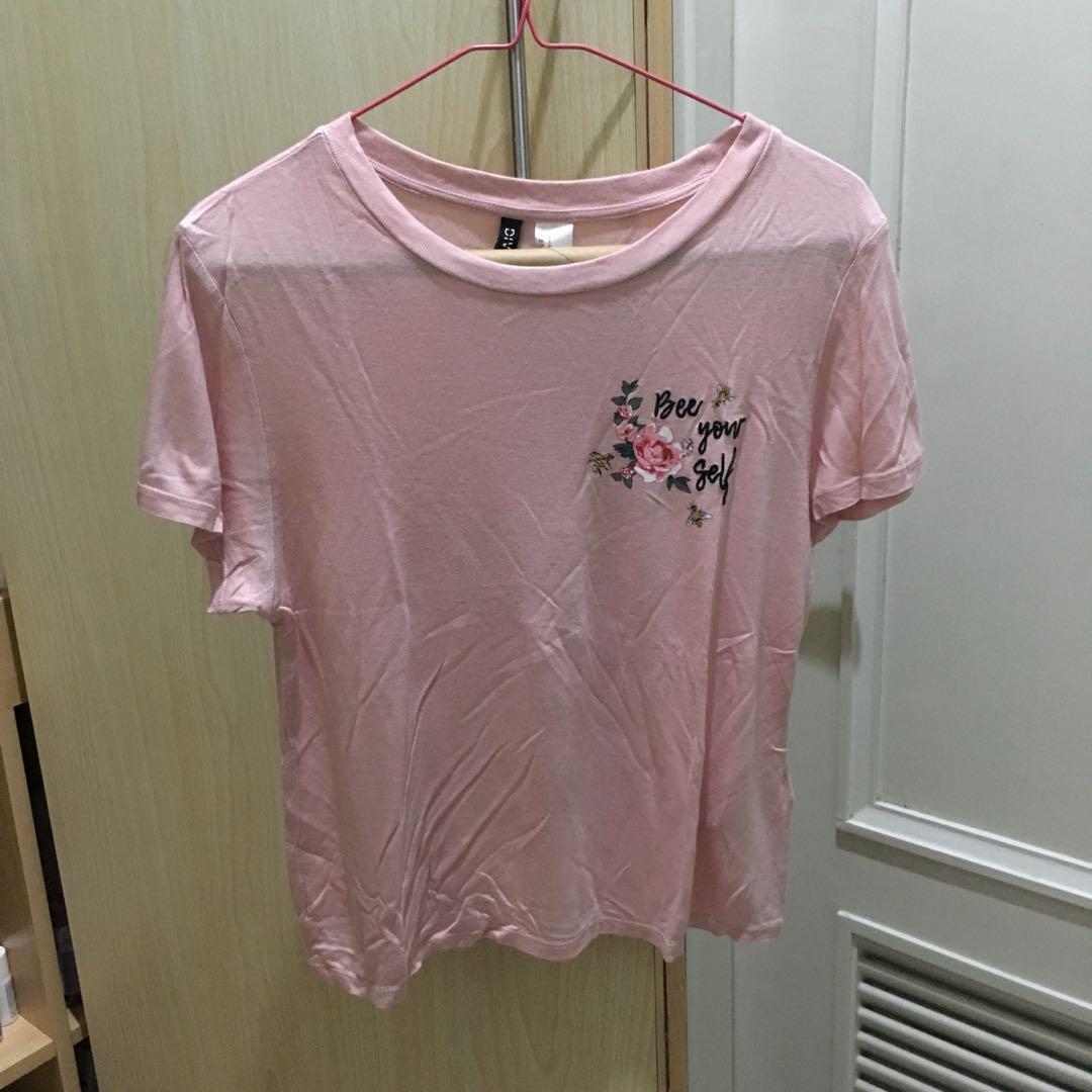 bee yourself t shirt h&m