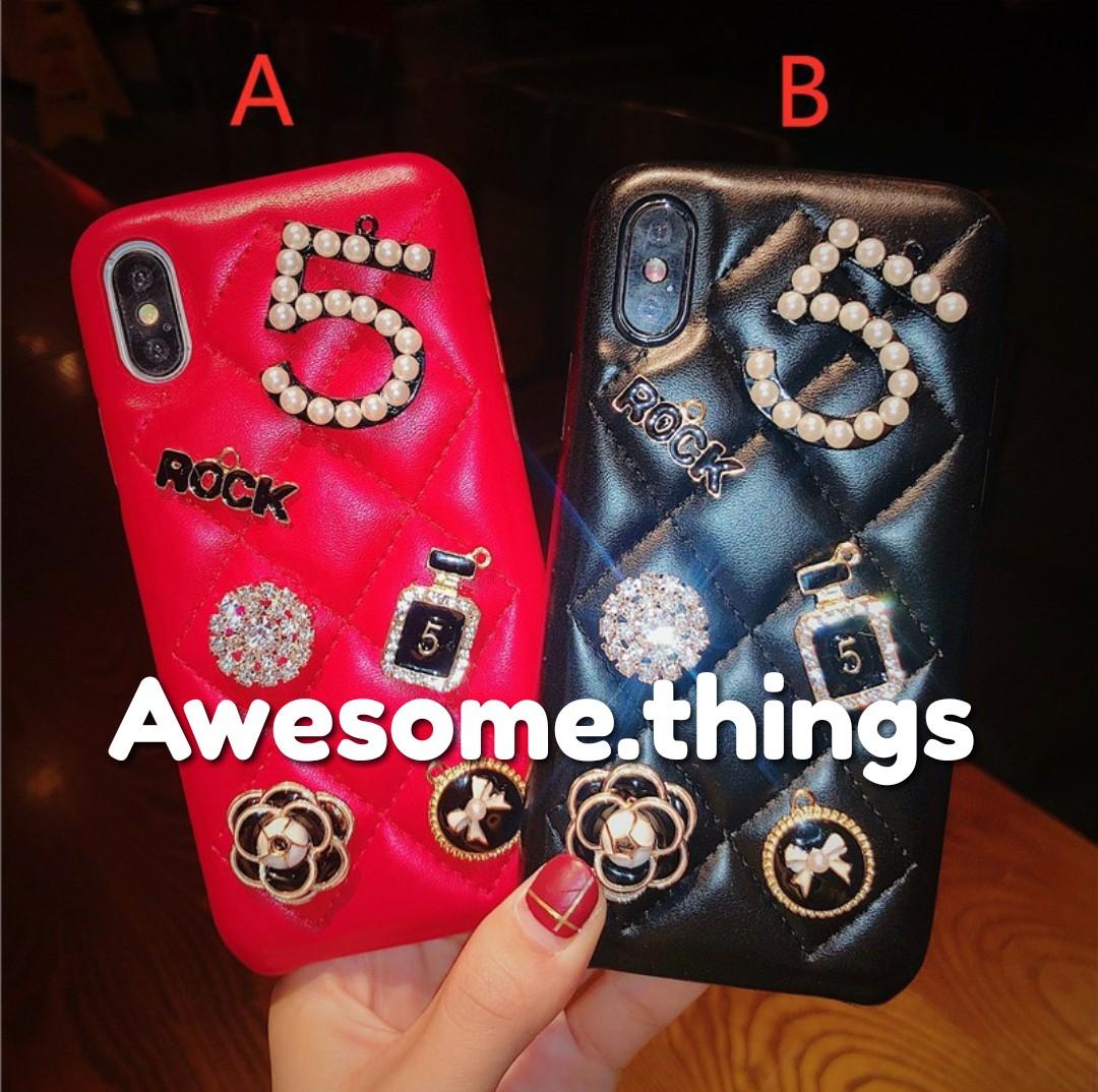 Apple Iphone 6 6s 7 8 Plus Xs Max Xr Chanel No 5 Quilt Case Mobile Phones Tablets Mobile Tablet Accessories Cases Sleeves On Carousell
