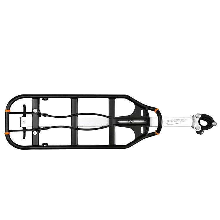 Commuter Bicycle Rear Rack Ibera PakRak Bicycle Seatpost-mounted Commuter Carrier - Rear Cargo ...