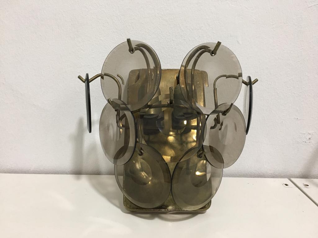 IKEA glass wall light, Furniture & Home Living, Home Decor, Wall Decor