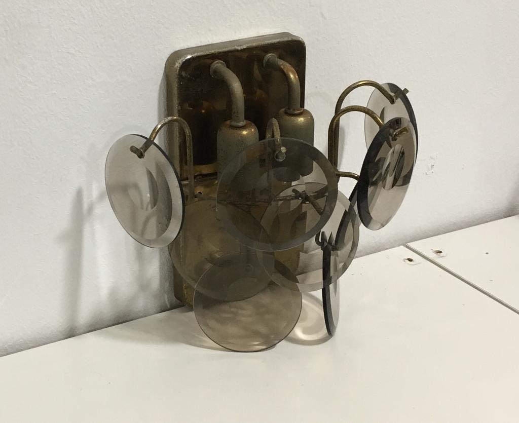 IKEA glass wall light, Furniture & Home Living, Home Decor, Wall Decor