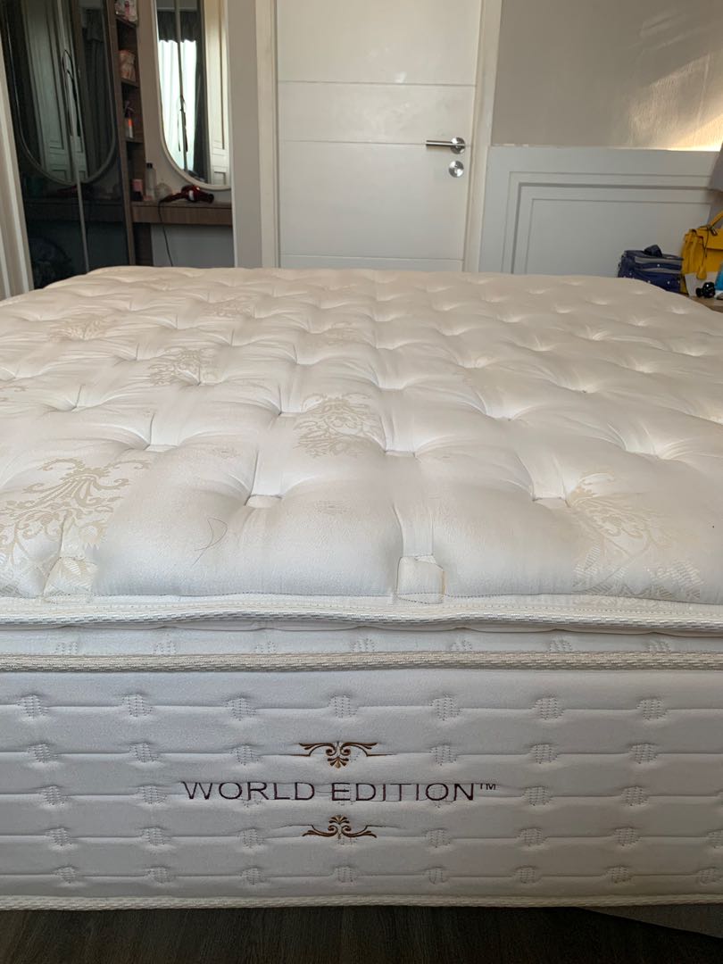 King Koil World Edition 180 X 200 Spring Bed Great Condition Perabotan Rumah Di Carousell