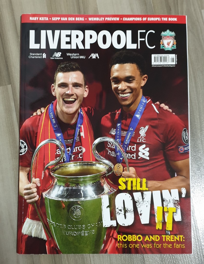 Lfc Magazine August 2019 Liverpool Fc New Books Stationery Magazines Others On Carousell