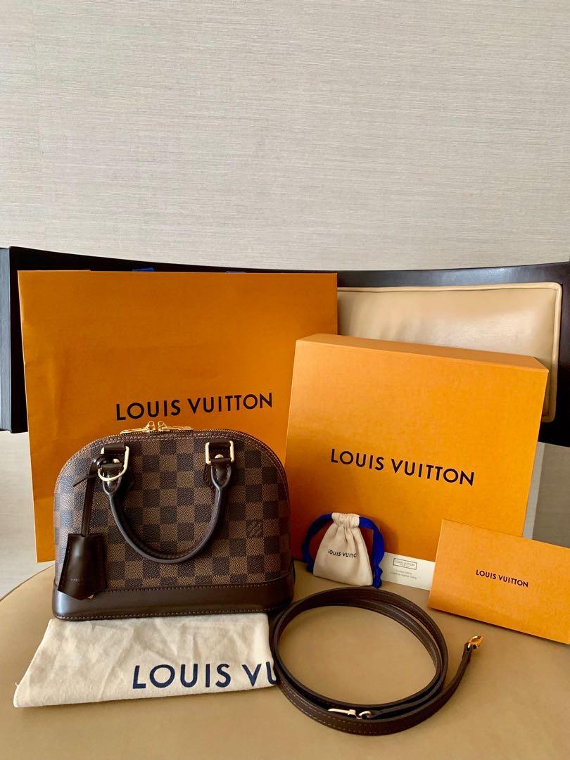 Lv Alma Bb Vernis, Luxury, Bags & Wallets on Carousell