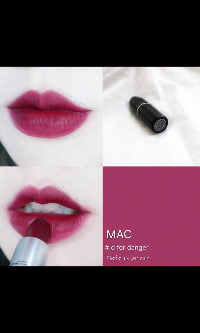 Mac D For Danger Lipstick Health Beauty Makeup On Carousell