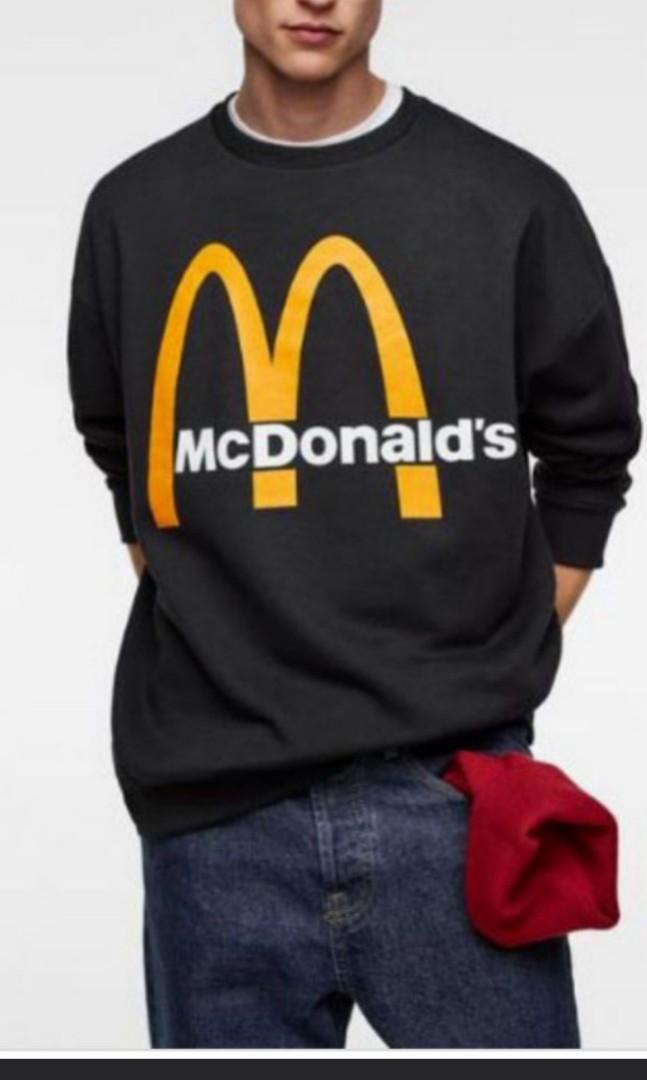 mcdonalds hoodie zara