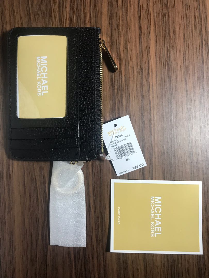 michael kors leather coin purse