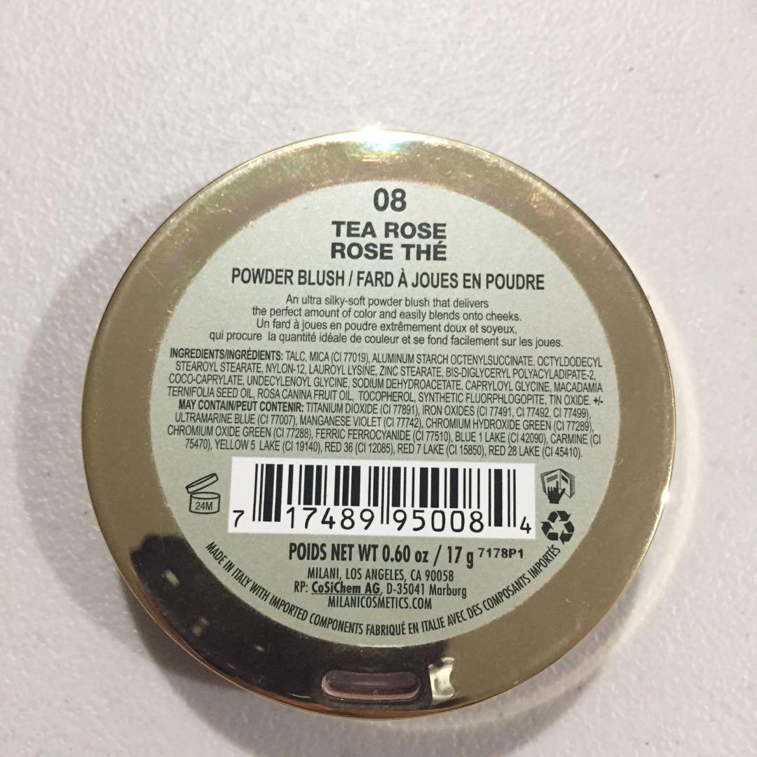 Milani Rose Blush in Tea Rose (Category: Face Care) located in Quezon City. Submitted by roopamakeup (Listing ID 243091730, Image 3). Description: Best selling shade! .