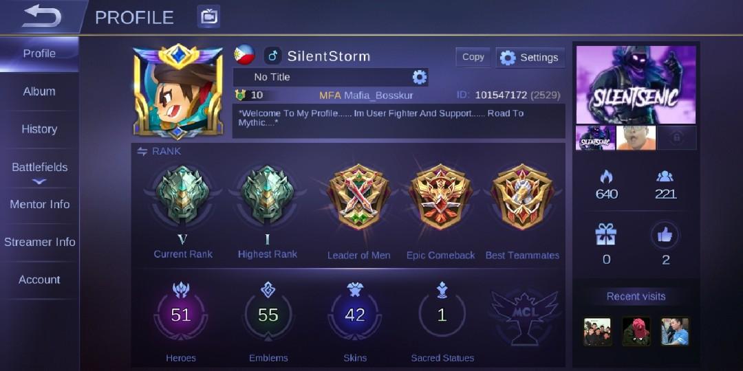 Mobile Legend Og Season 2 Acc On Carousell