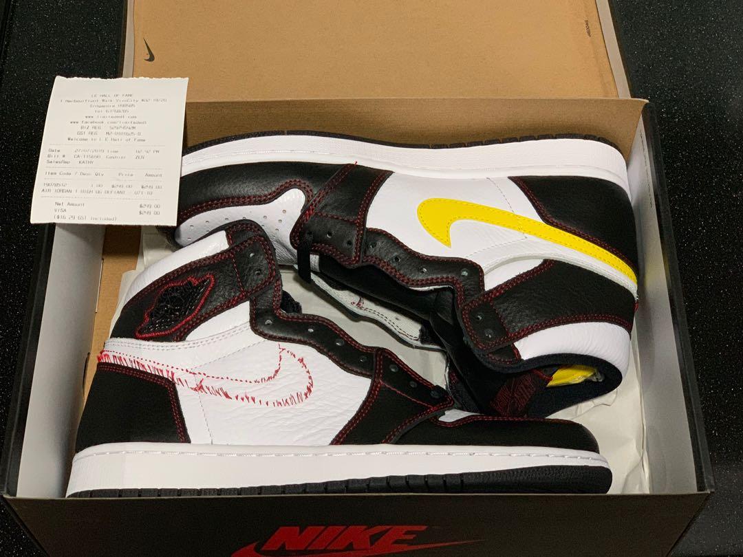 Air jordan 1 defiant yellow sale