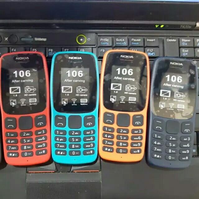 Nokia 106 New Dual Sim Kamera Bisa Wa Line Fb Internet