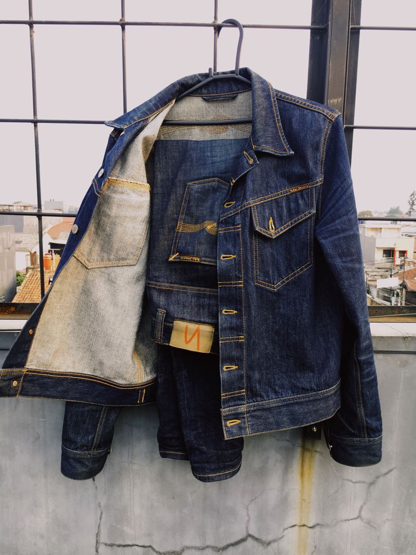 nudie jacket conny dry nudie jeans thin finn dry twill