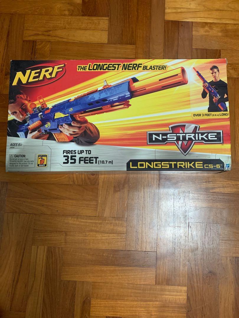 Nerf - N-Strike Elite - Longstrike - CS-6 Dart Gun - Sniper Rifle