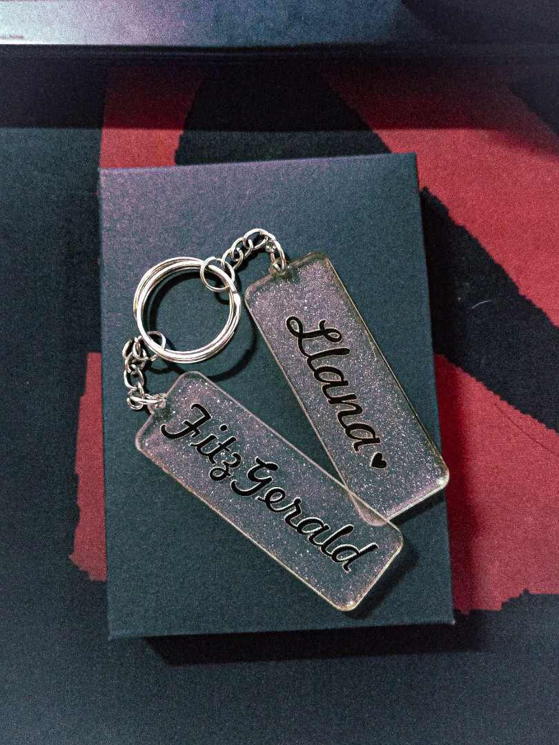 Personalized Acrylic Keychain Or Name Anime Debut Giveaways Events Souvenir Design Craft Handmade Goods Accessories On Carousell
