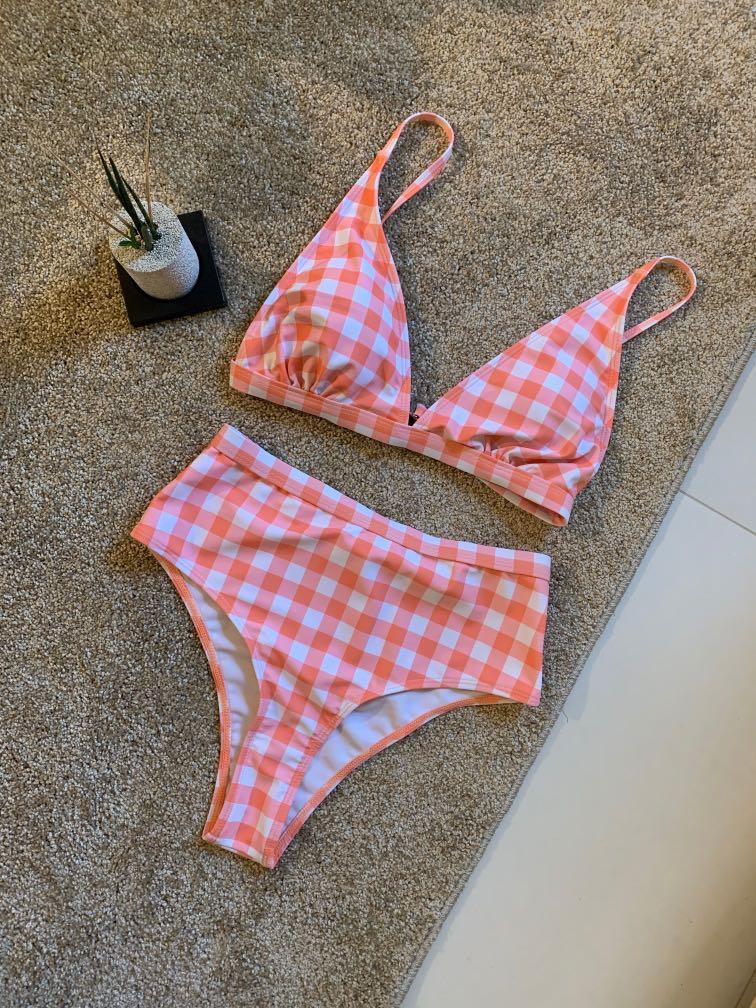 athletic high waisted bikini