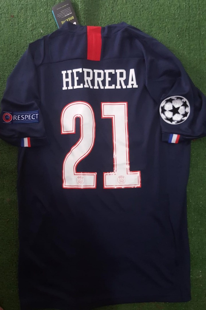 Psg Home Jersey 19 20 Nameset 2 Ucl Patch Sports Sports Apparel On Carousell