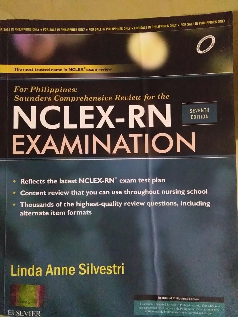 Saunders Comprehensive Review For The Nclex Rn Examination Textbooks On Carousell
