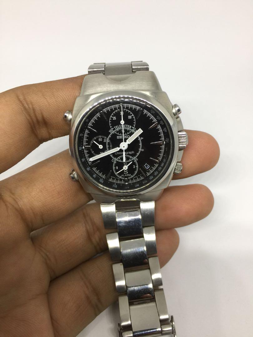 Seiko chronograph telemeter quartz 7t32-9000, Men's Fashion, Watches &  Accessories, Watches on Carousell