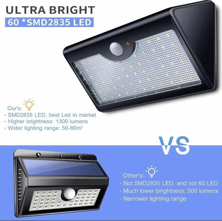 Sieges 60 Led Solar Outdoor Lights 5 Model Security Motion Sensor Sieges 60 Led Solar Outdoor Lights 5