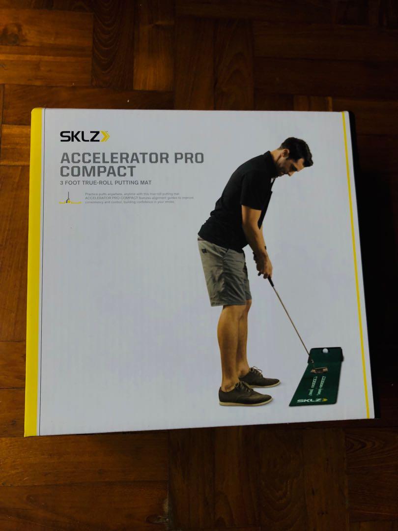 Golf Putting Mat Sklz Accelerator Pro Compact True Roll Putting