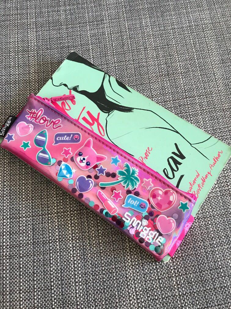 Smiggle Bookband Pencilcase - PINK ONLY (Category: Stationery & School Supplies) located in Bacoor. Submitted by chicchoices (Listing ID 242976745, Image 2). Description: Left pink bookband only.