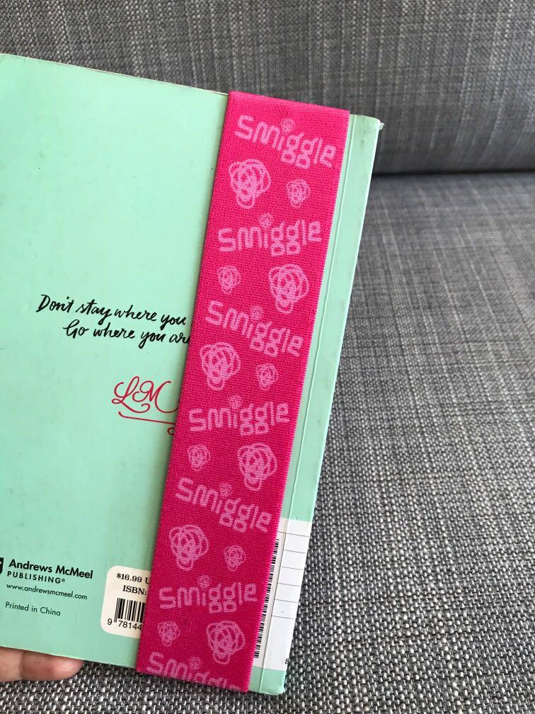 Smiggle Bookband Pencilcase - PINK ONLY (Category: Stationery & School Supplies) located in Bacoor. Submitted by chicchoices (Listing ID 242976745, Image 3). Description: Left pink bookband only.