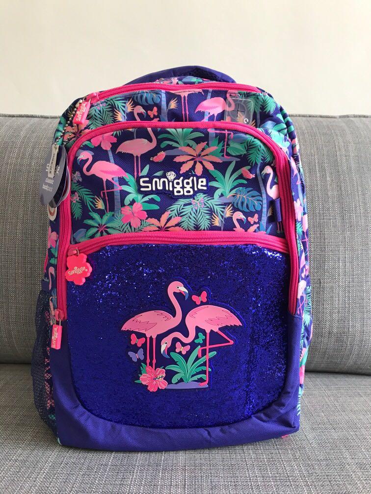 smiggle flamingo backpack