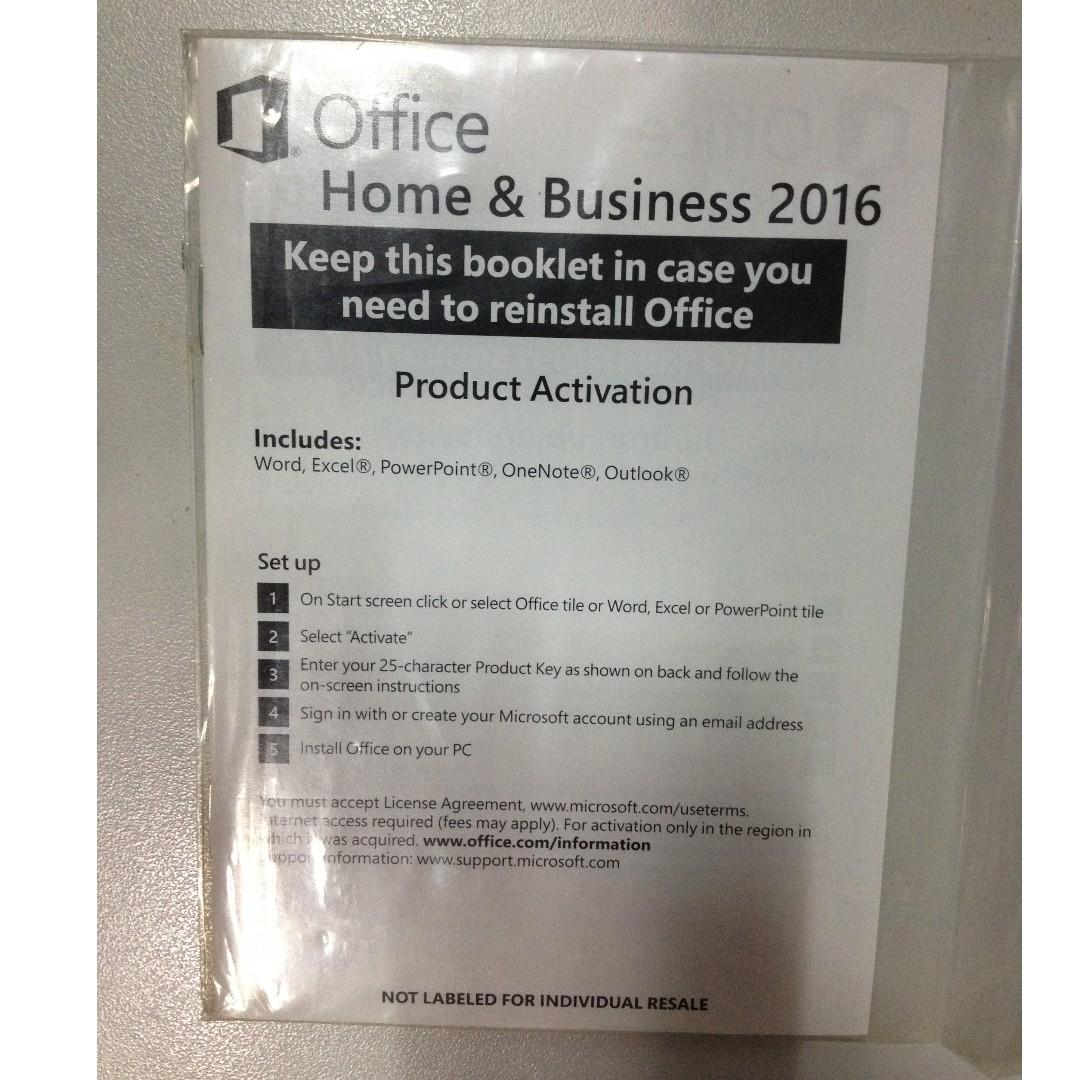 Software Microsoft Office 2016 Km Ob601 18e On Carousell