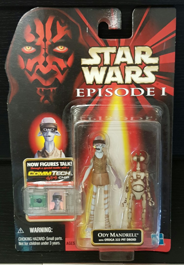 star wars episode 1 commtech action figures list