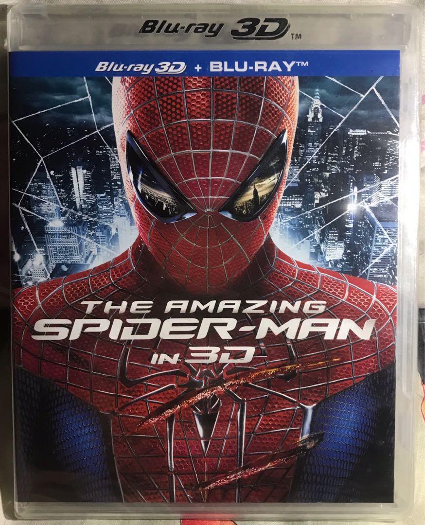The Amazing Spider Man Blu Ray 3d Music Media Cd S Dvd S