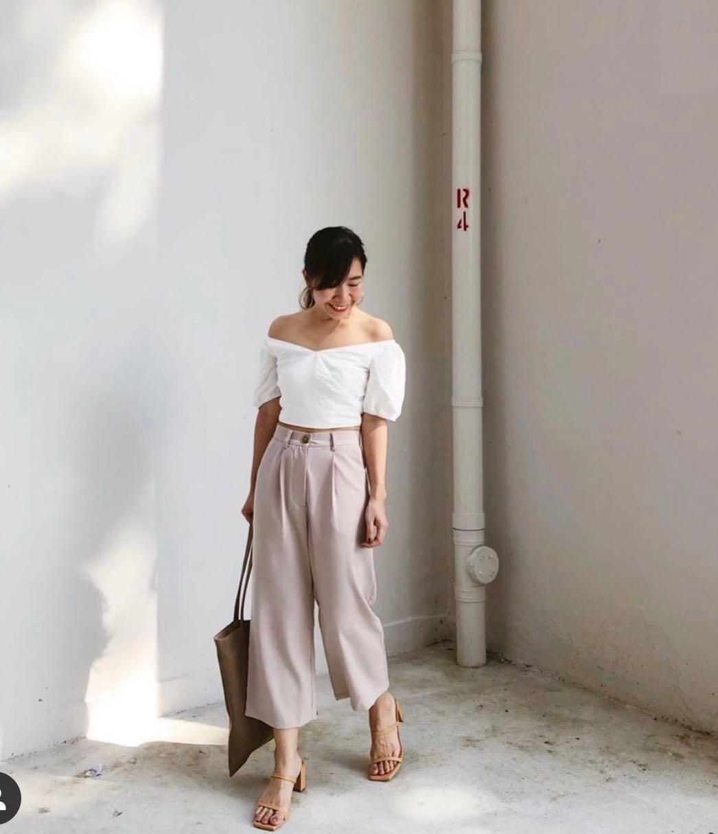 TTR clan straight leg culottes size S 