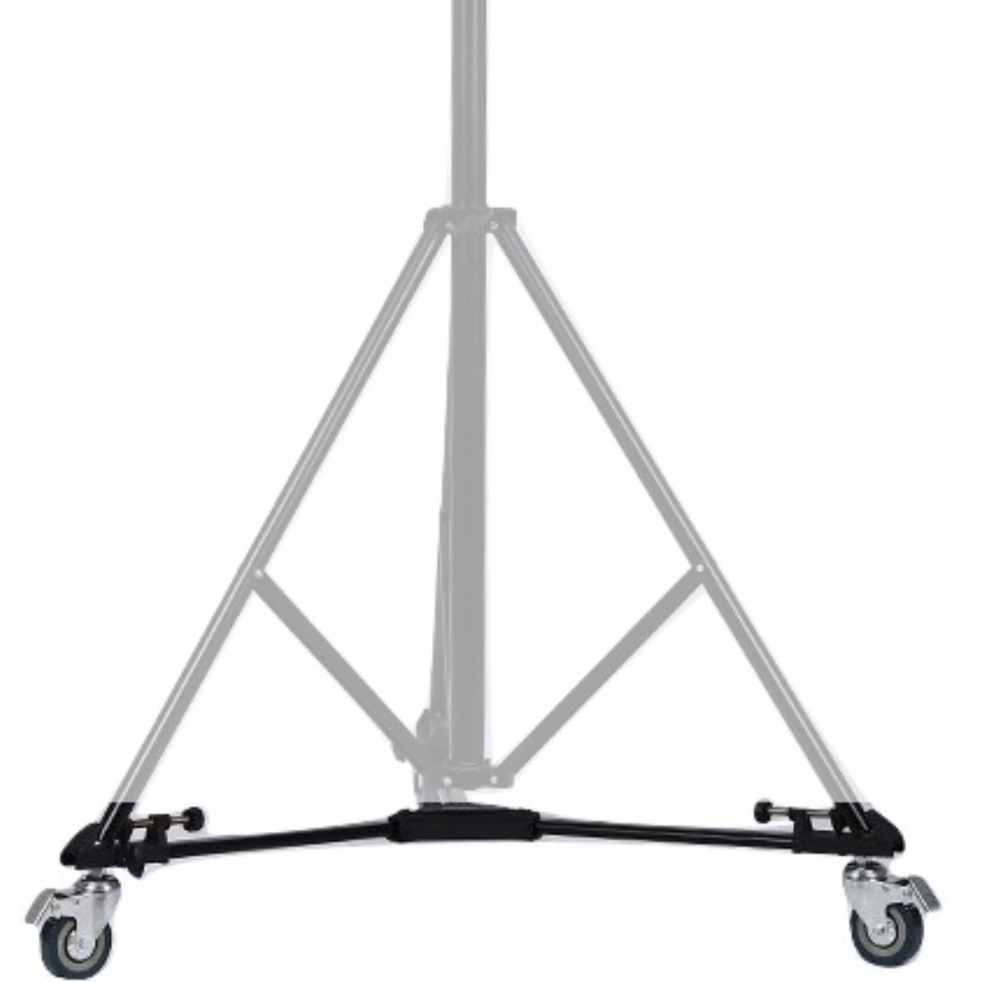 Universal Video Folding Wheels Heavy Duty Slider Tripod Dolly for