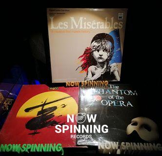 Sealed Vinyl LPs Musicals - Miss Saigon, Les Misérables, The Phantom of the Opera