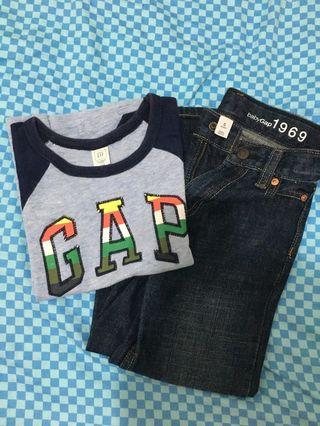 Gap Pants & Logo Shirt