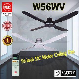 [NEW] KDK W56WV 56 INCH CEILING FAN / 9 SPEED CONTROL / COMES WITH REMOTE CONTROL