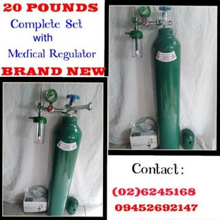 Brand New 20LBS with Regulator Portable Medical Oxygen Tank
