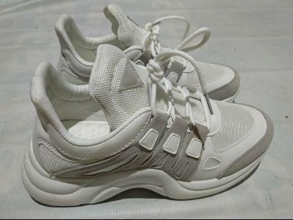 Grey Sneakers Shoes Import