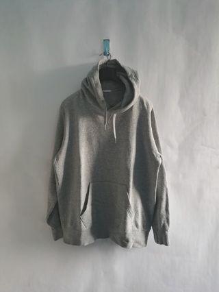 GU By Uniqlo Basic Light Grey Pullover Hoodie