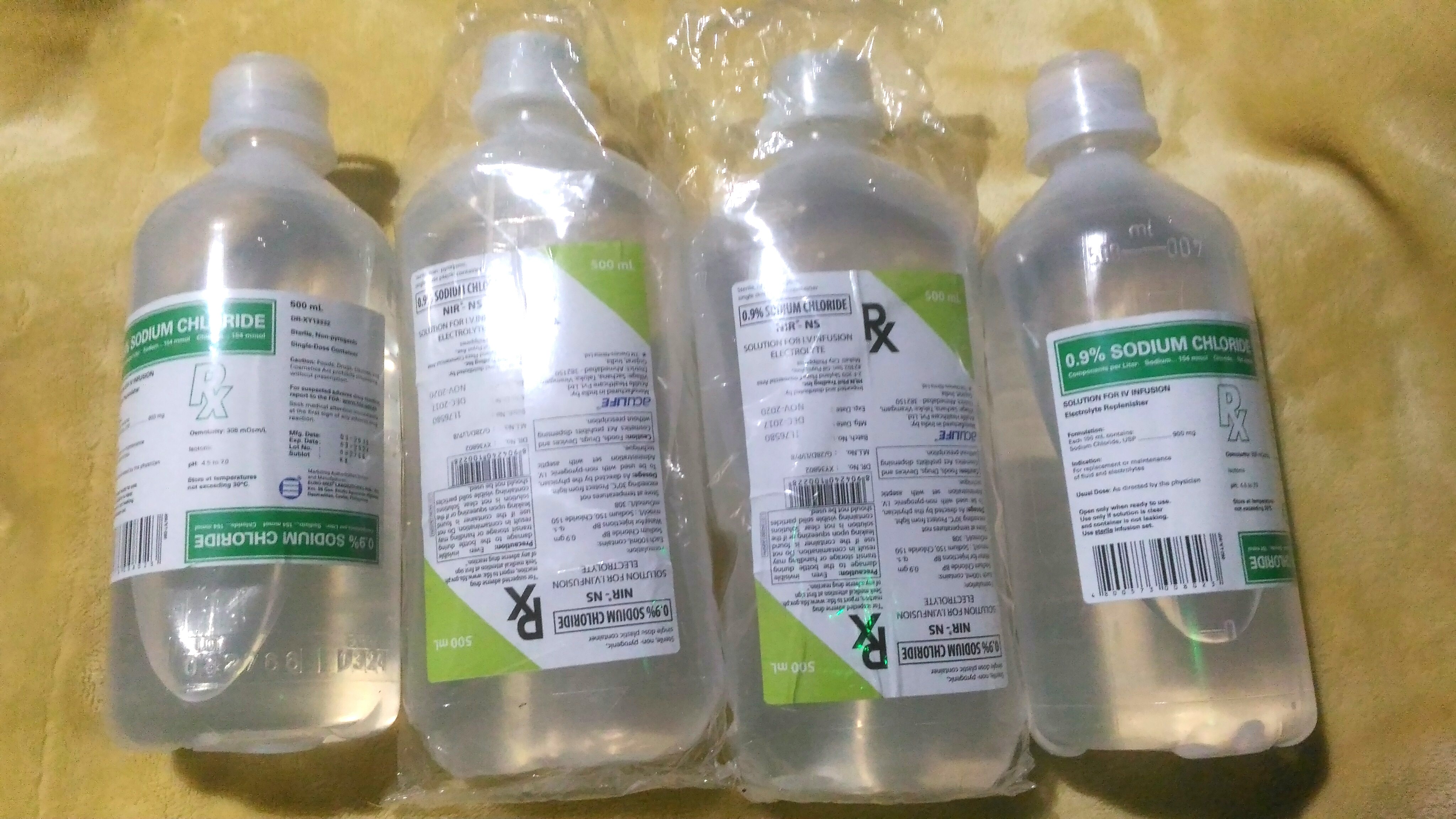 500cc Plain Normal Saline Solution, Everything Else, Others on Carousell