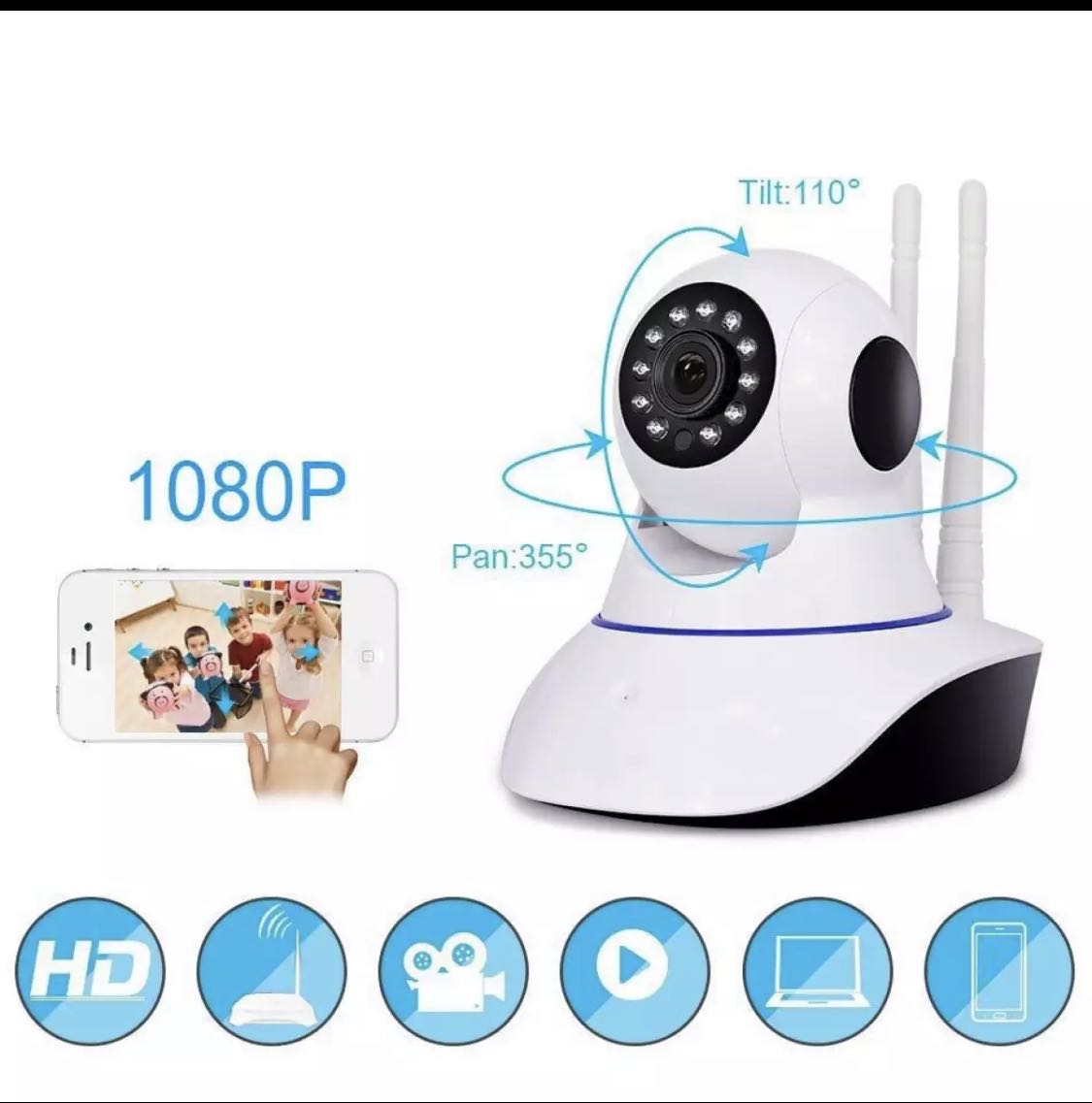 7 STAR 1080P Wireless IP Camera 1080P Full HD Wide Angle