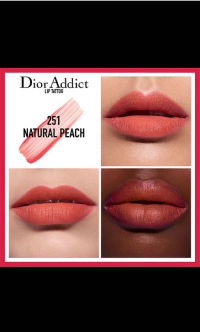 dior addict lip tattoo 251 natural peach