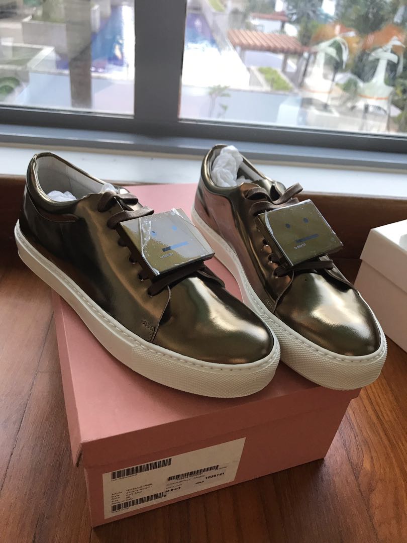 Acne hotsell face sneakers